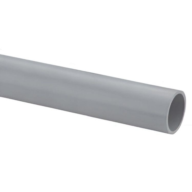 1-1/2 Schedule 80 PVC Pipe, Gray - 5' Length
