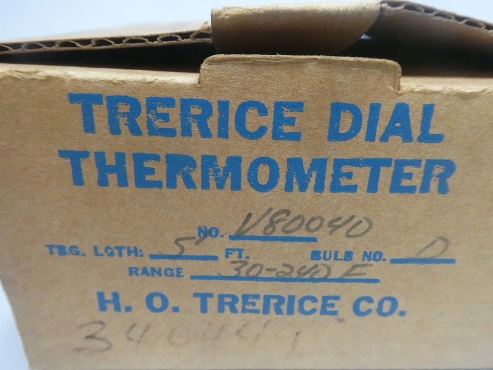 Trerice V80040 Dial Thermometer 30-240f