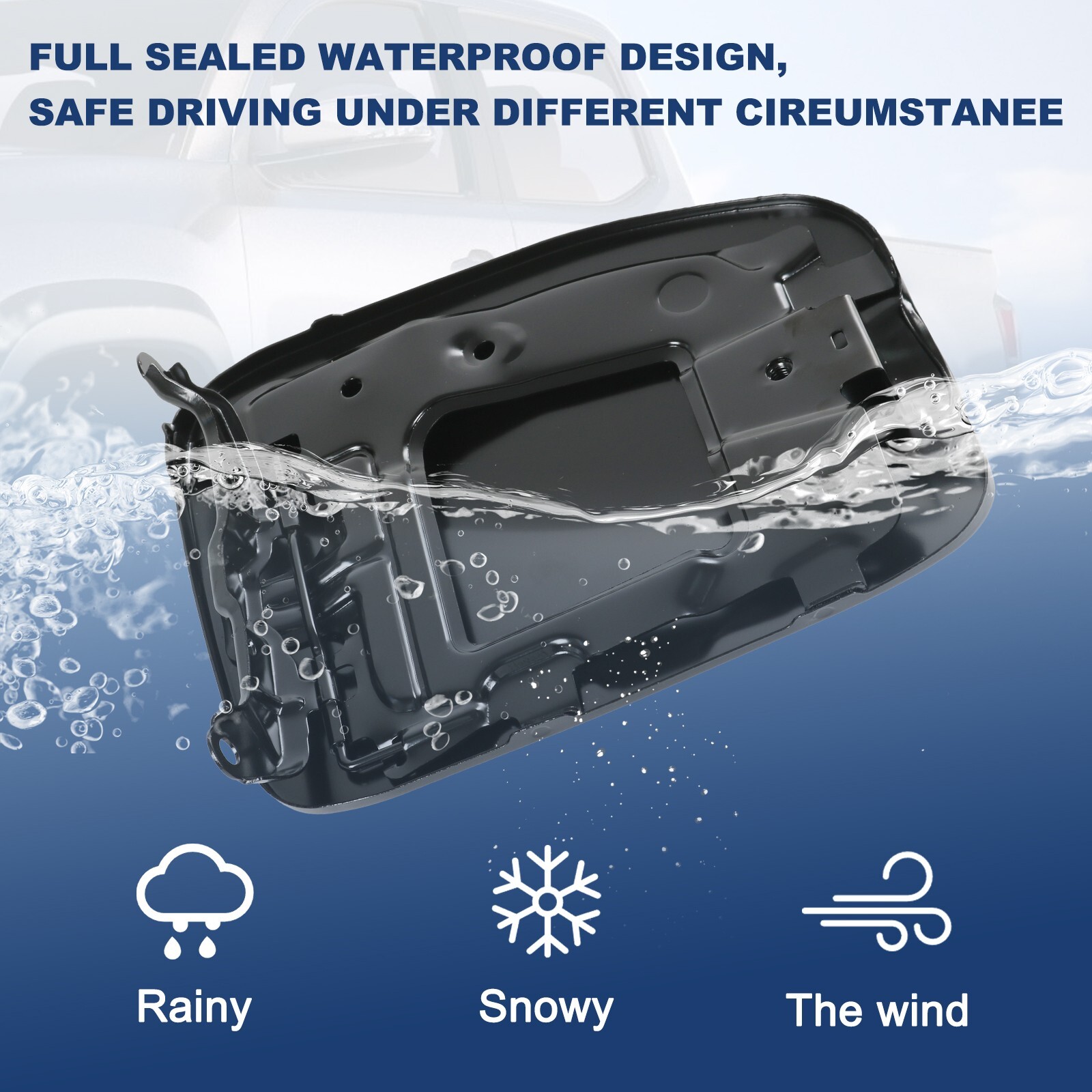 FUEL GAS DOOR LID For TOYOTA TACOMA 2016-2023 77305-04080 5FT BED