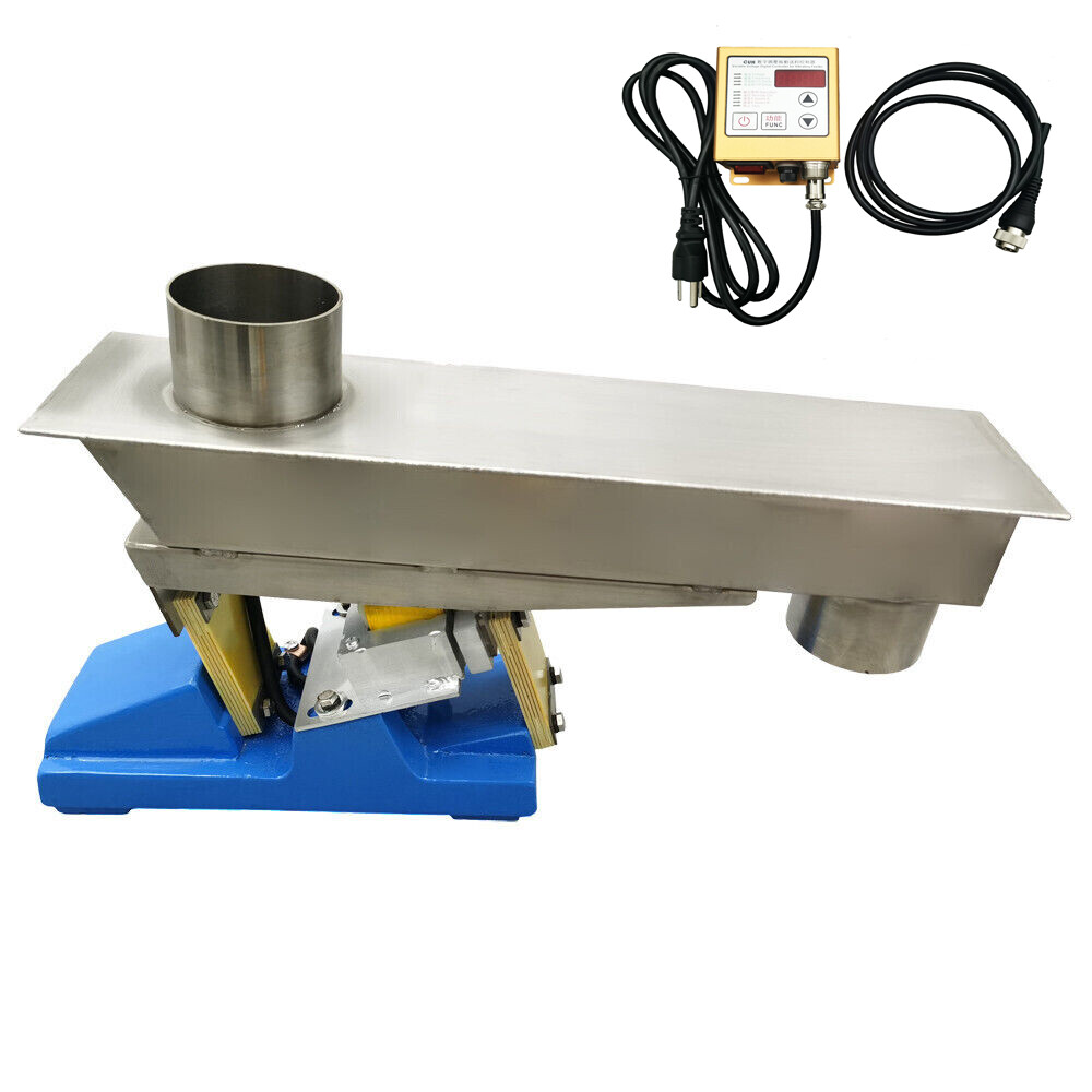 Electromagnetic Vibration Feeder 110V With Controller Vibrating Feeding Machine
