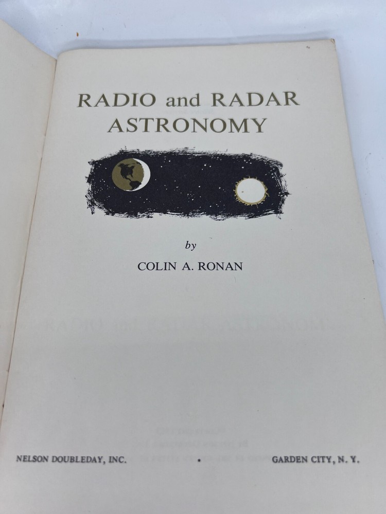 RADIO and RADAR ASTRONOMY Science Service Program Booklet color insert 1970