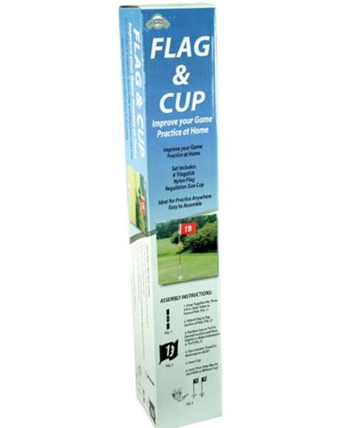 J & M Golf Flag & Cup