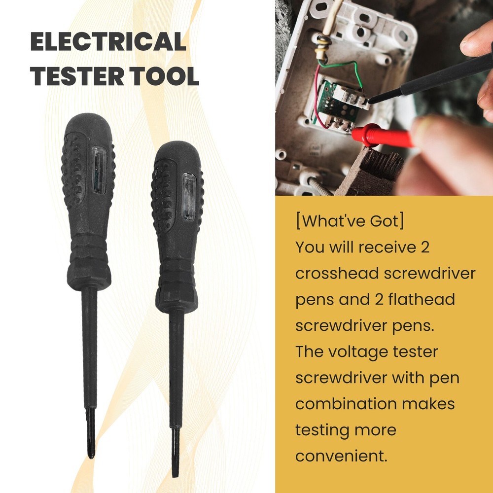 Voltage Tester with Screwdriver Electrical Tester Tool Non Contact Voltage4096