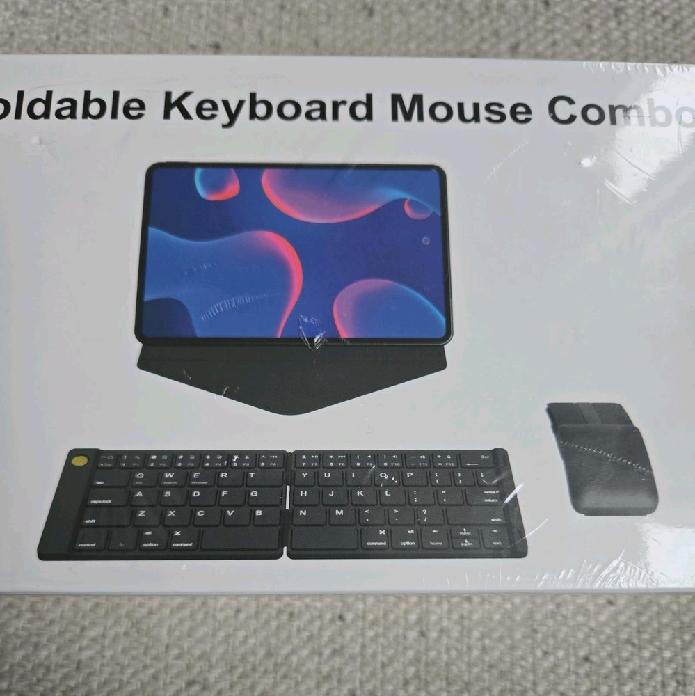 Wireless Foldable Keyboard Mouse Combo: C&Y Global Bluetooth Ultra