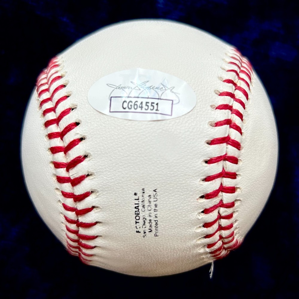 Larry Doby. "Lawrence Eugene Doby" Signed HOF Logo Baseball. JSA