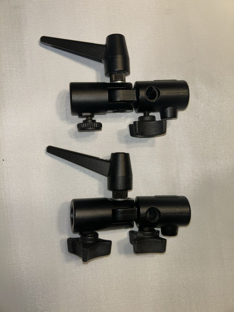 Manfrotto Avenger A5017 Double Riser Light Stands On Roller Base. 96” Mx Height