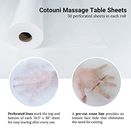 Massage Table Sheets - Disposable Bed Sheets, Exam Table Paper for