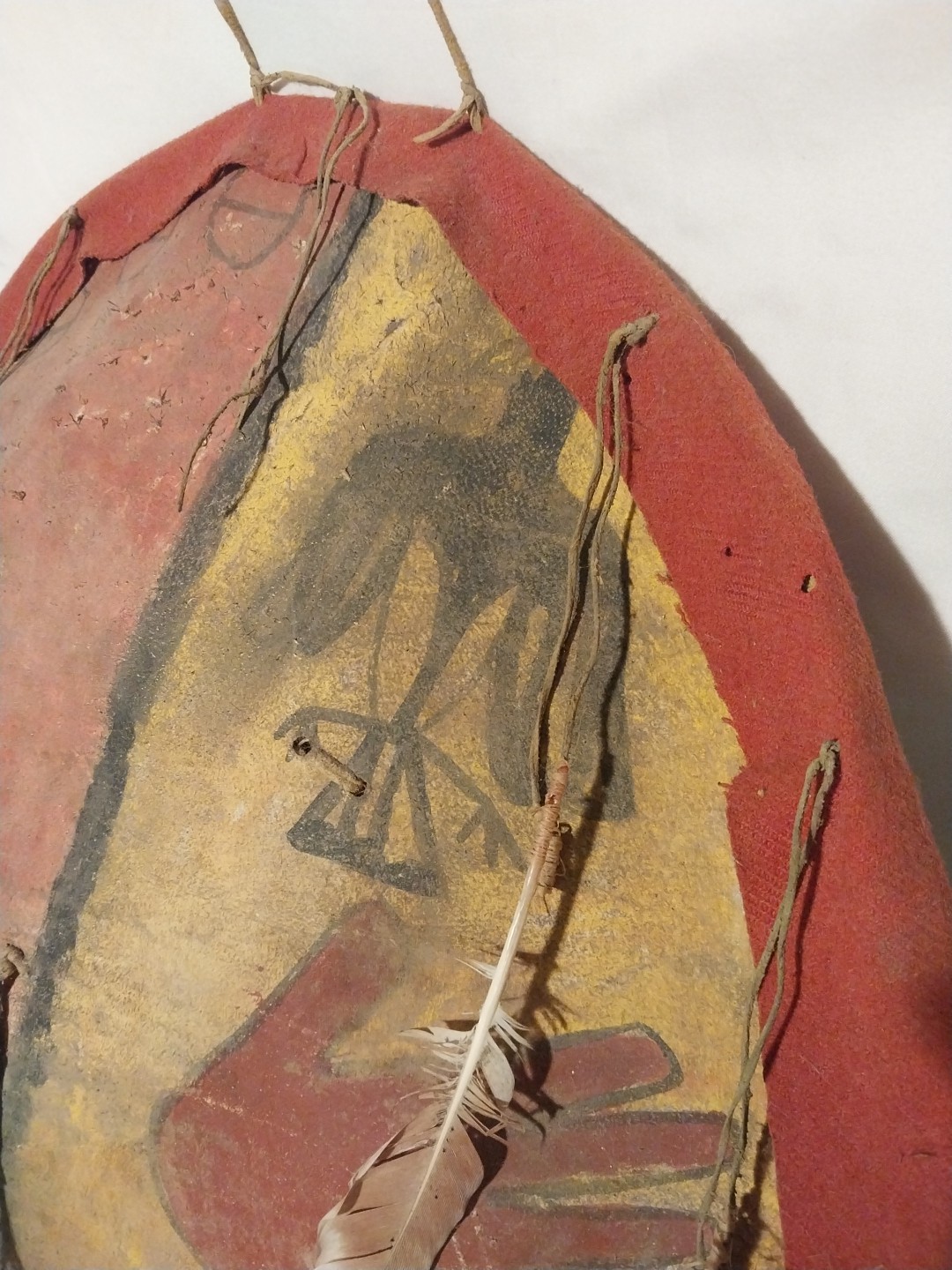 Native American Shield Plains Style Old Unsigned