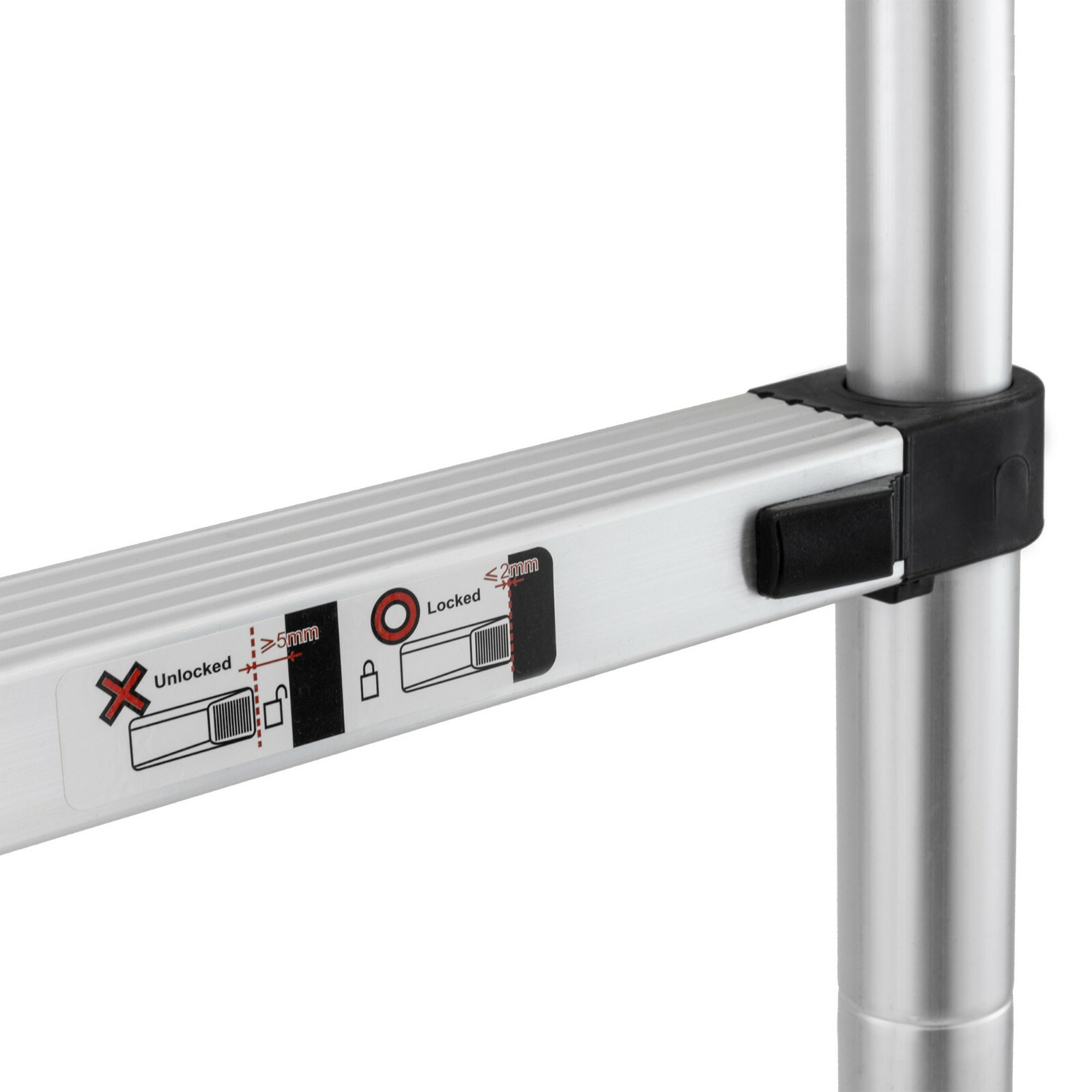 RecPro RV Aluminum Telescoping Ladder | Collapsible Extension Ladder