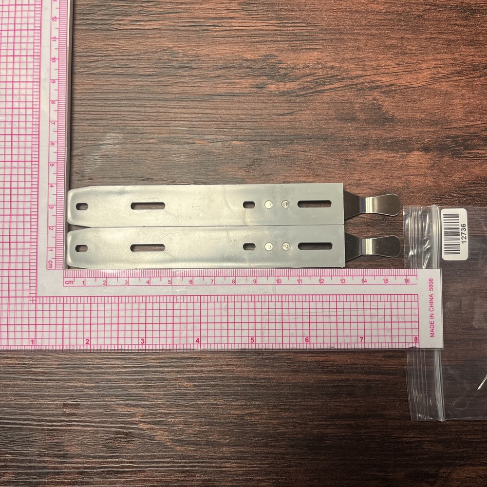 3.5" or 5.25" Drive Rails Pair For Vintage Computer System (Unknown) Case