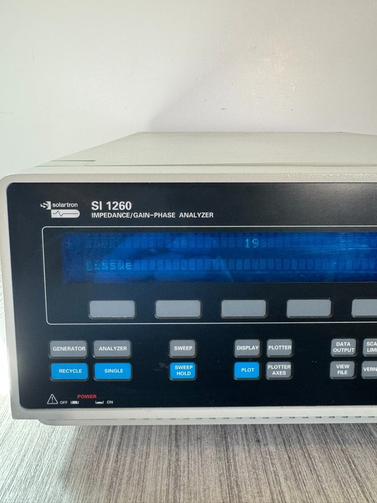 Solartron Schlumberger SI-1260 Impedance Gain/Phase Analyzer 1255B