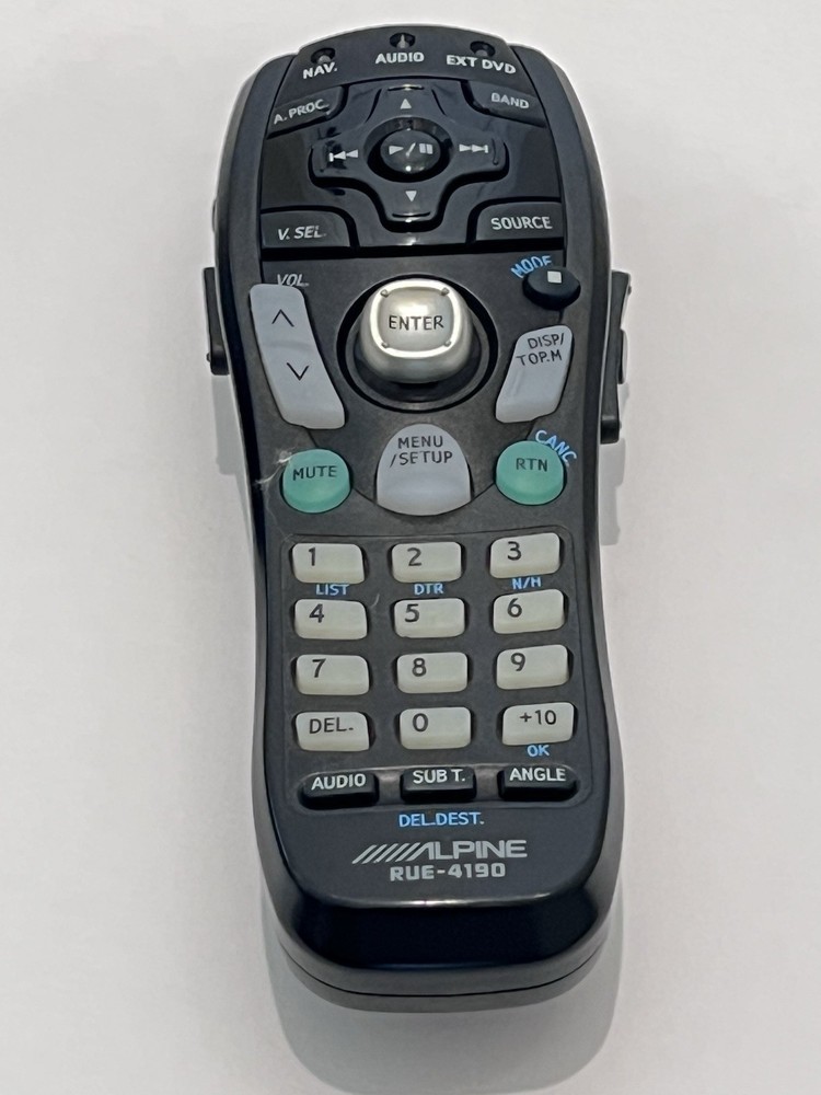 ALPINE RUE-4190 Remote Control Car Navigation DVD Audio remote control