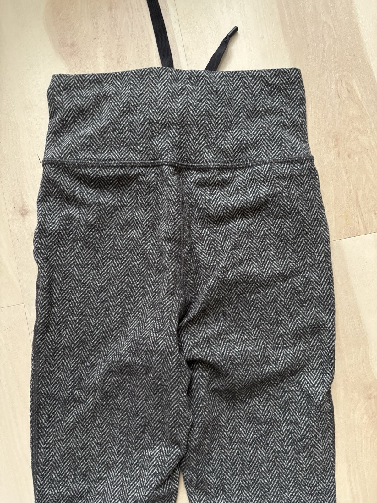 Lululemon Sz 0 Leggings Skinny Will Herringbone Design High Waist