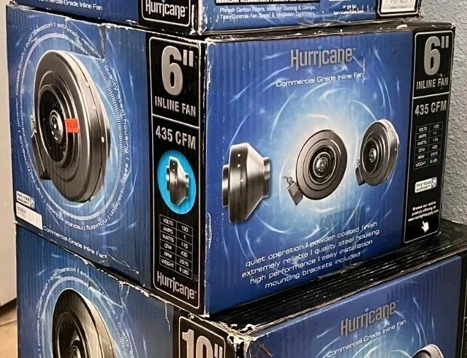Hurricane 6"  Inline Fan (435 CFM)