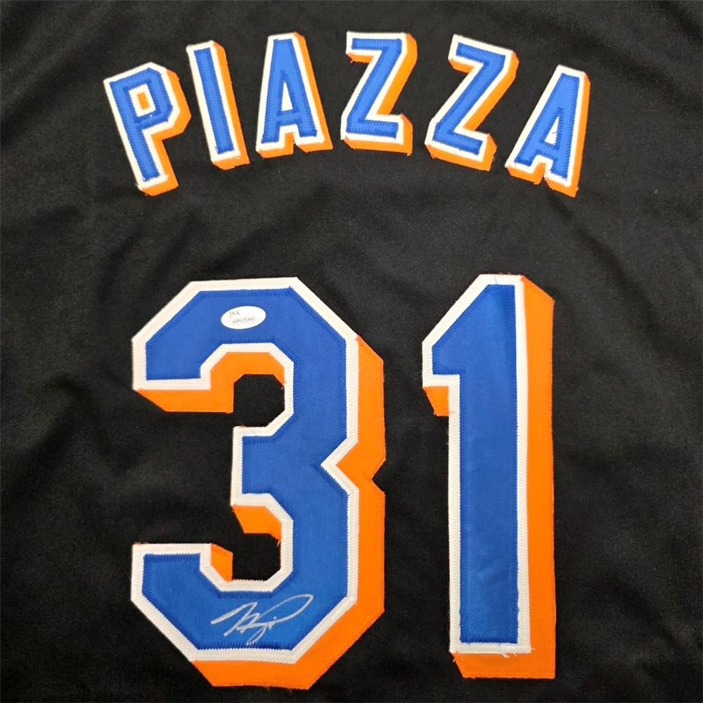 Mike Piazza signed New York Mets Jersey autograph JSA