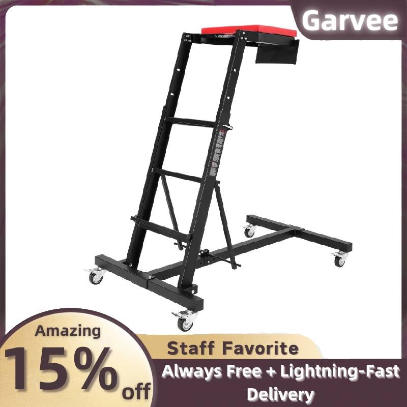 400LB Heavy-Duty Topside Creeper | Adjustable 45"-66" Height, Foldable