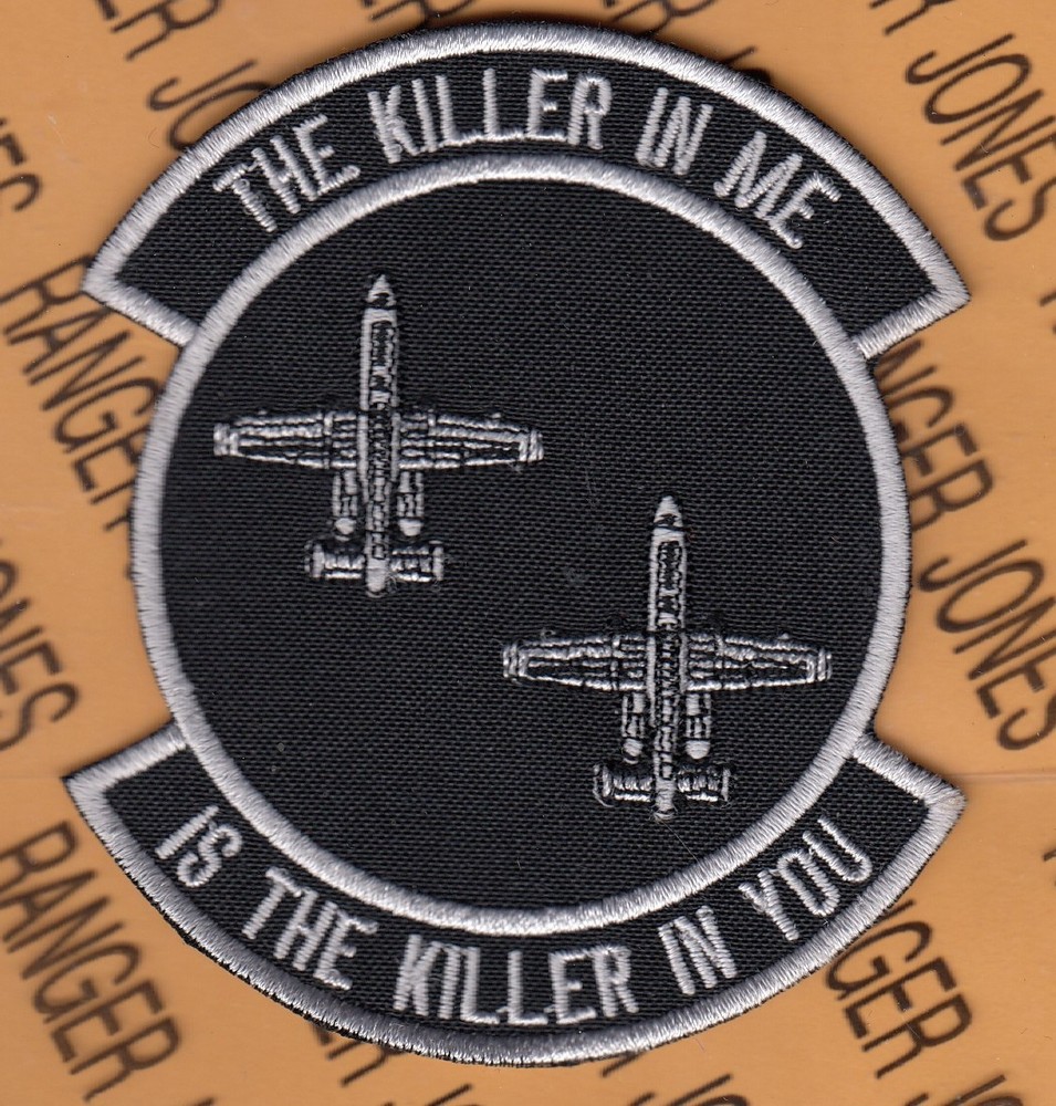 USAF Air Force A-10 The Killer in Me ~3.75" patch c/e