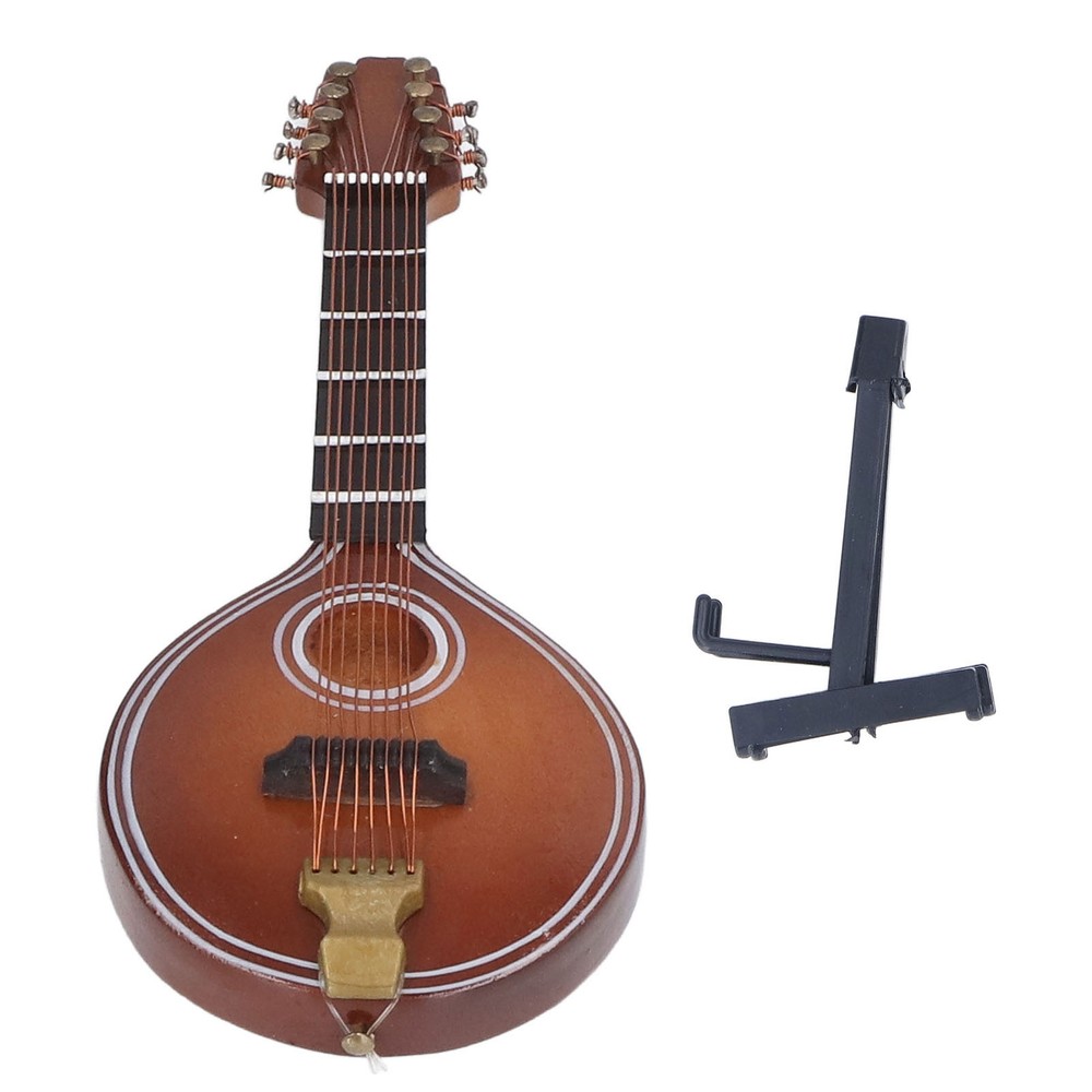 Mini Mandolin Instrument Space Saving Elegant Handmade 8 Strings Mandolin Mo NY9