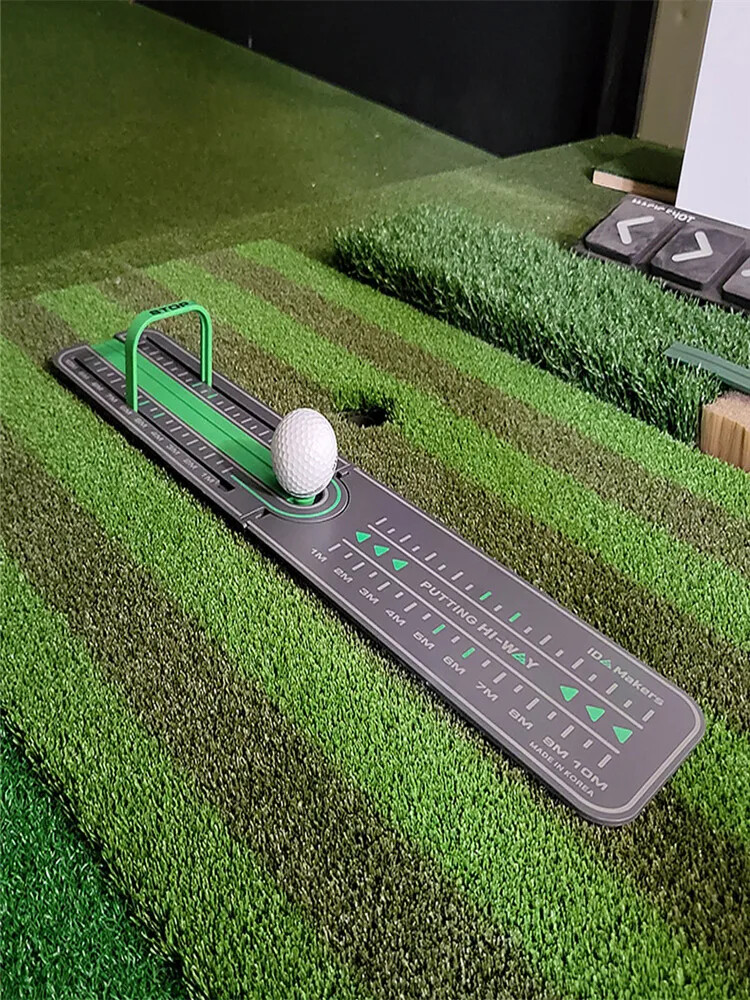 Golf Precision Distance Putting Drill Green Mat Training Aids Practice