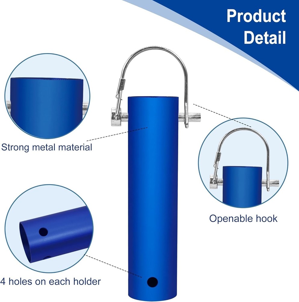 4Pcs Pool Tool Holder and Organizer,Pool Equipment Storage System for Brushes,Sk