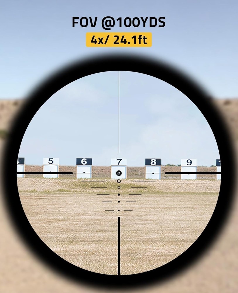 Red Green Illuminated Crossbow Scope Circles Rangefinder