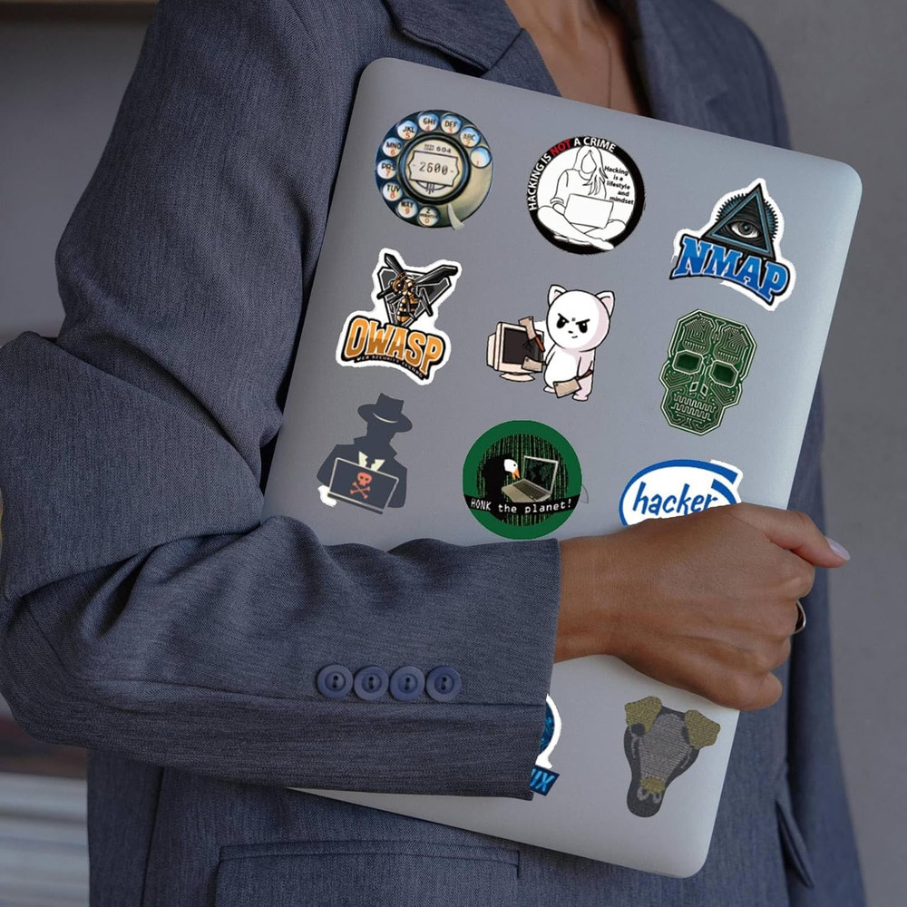 50PCS Hacker Stickers Pack - Cool Programming for Developers