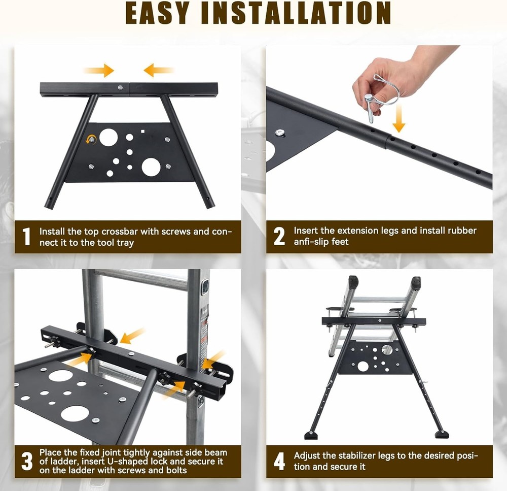 Ladder Stabilizer, Safe and Stable Ladder Standoff
