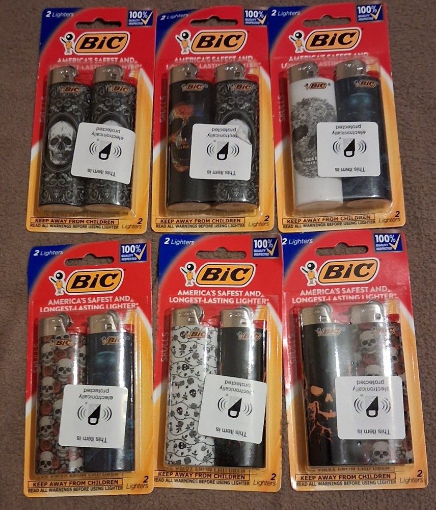BIC Multicolor Disposable Flame Lighters for Candle, Cigarette, Grill