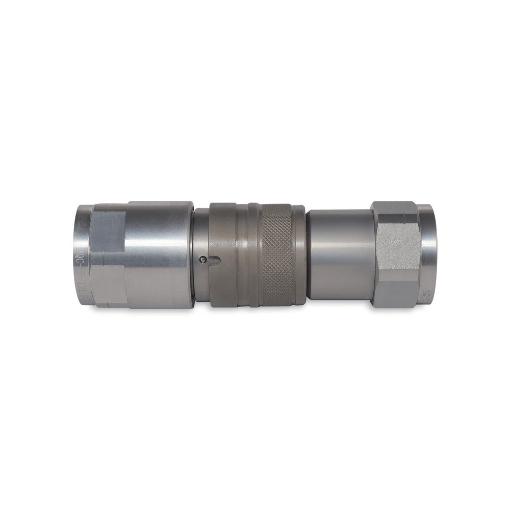 3/4″ Flat Face Hydraulic Quick Couplers Set - 1″ NPT Thread