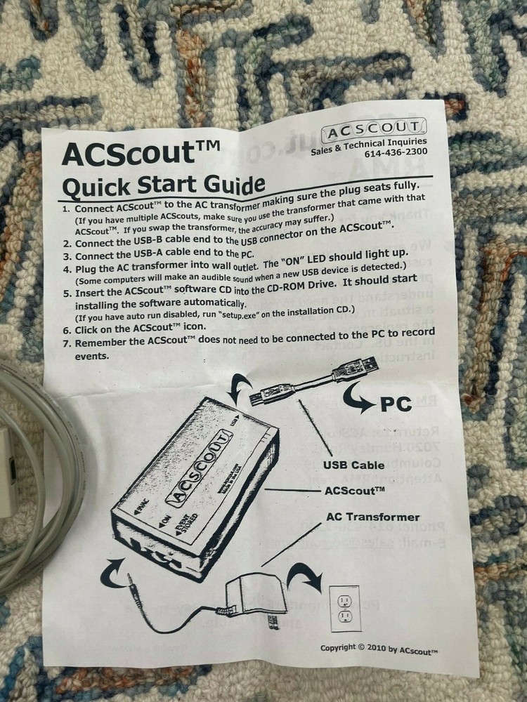 ACScout V3 Power Quality Analyzer New