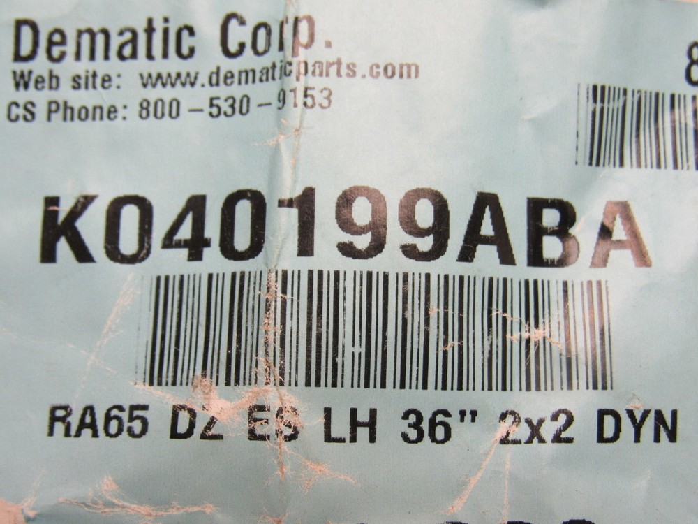 Dematic K040199ABA Left Hand Pressure Assembly Live Roller Conveyor