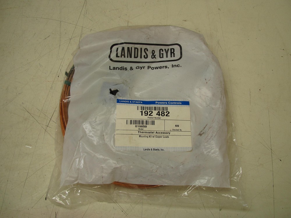 landis & Staefa 192 482 Powers Copper Thermostat Accessory Kit Model: 019850