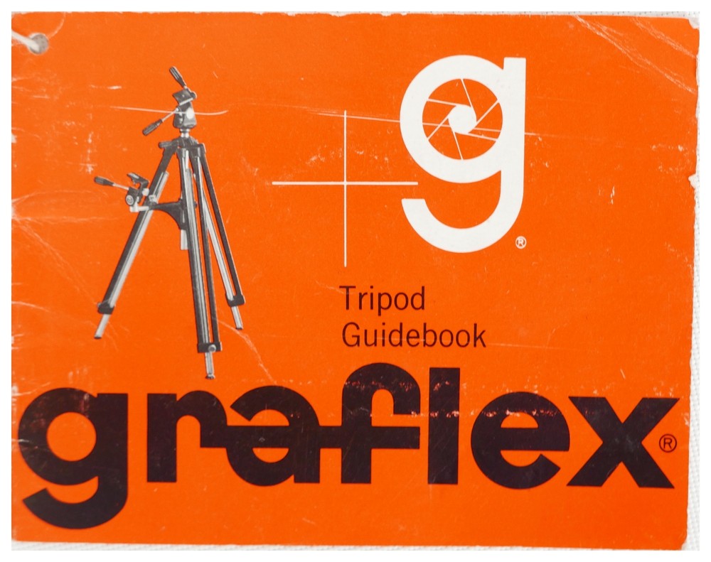 Graflex camera tripod original full length pan tilt head