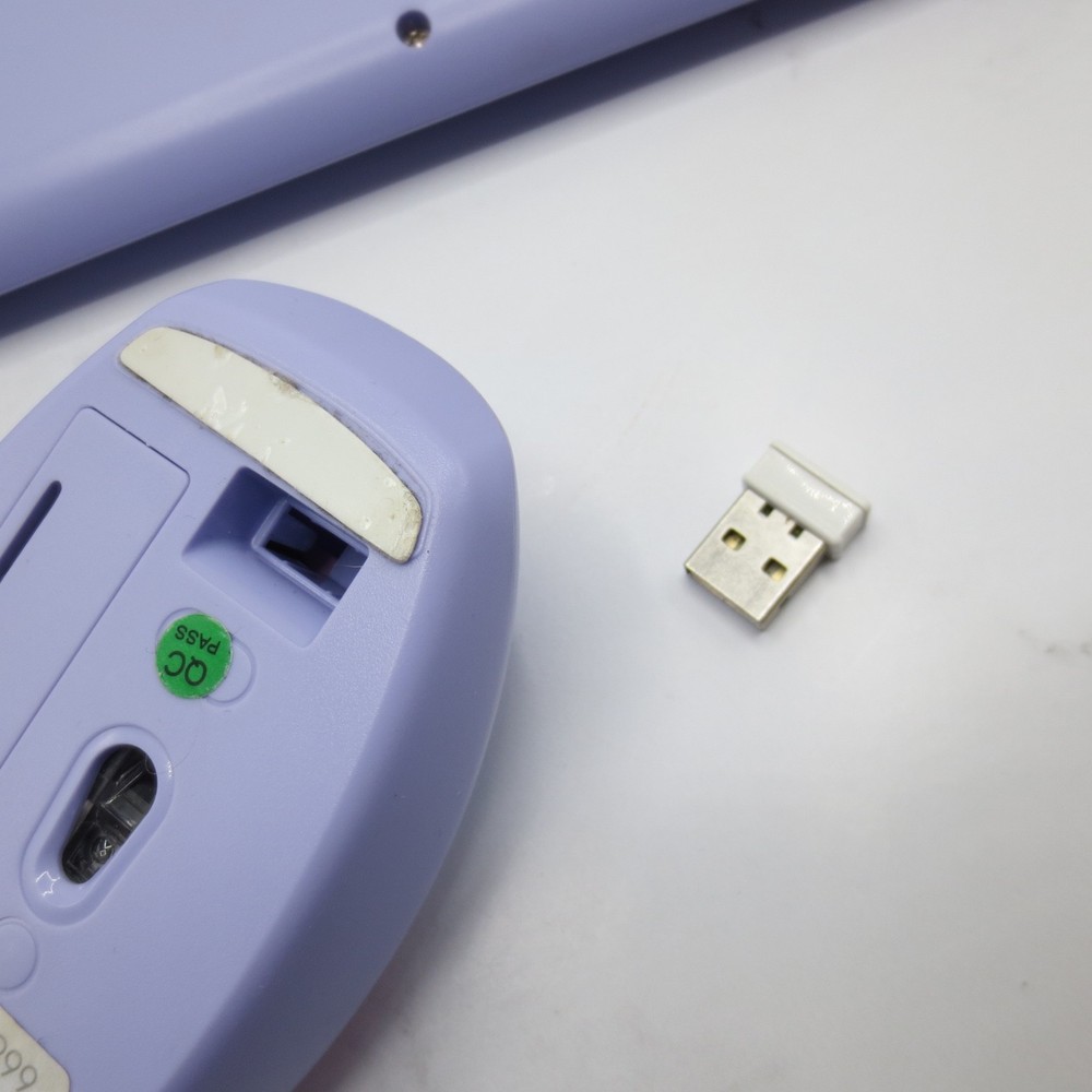 MOFII Wireless Purple Keyboard and Mouse Combo