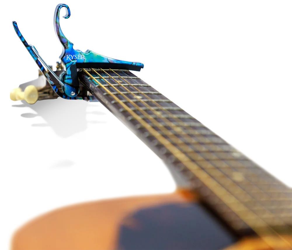 Kyser KG6ABA Quick-Change Acoustic Guitar Capo Abalone