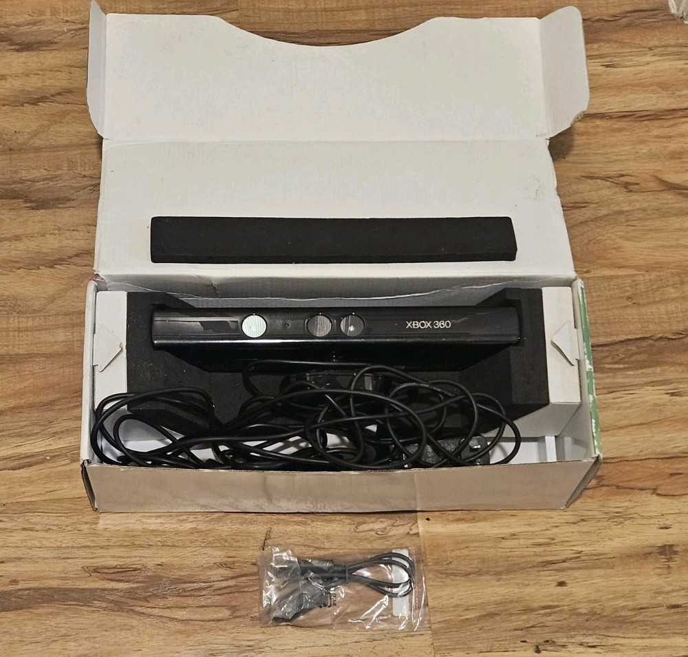 Microsoft Kinect Sensor Bar for Xbox 360 +AC Power Adapter, Dongle & OEM Box