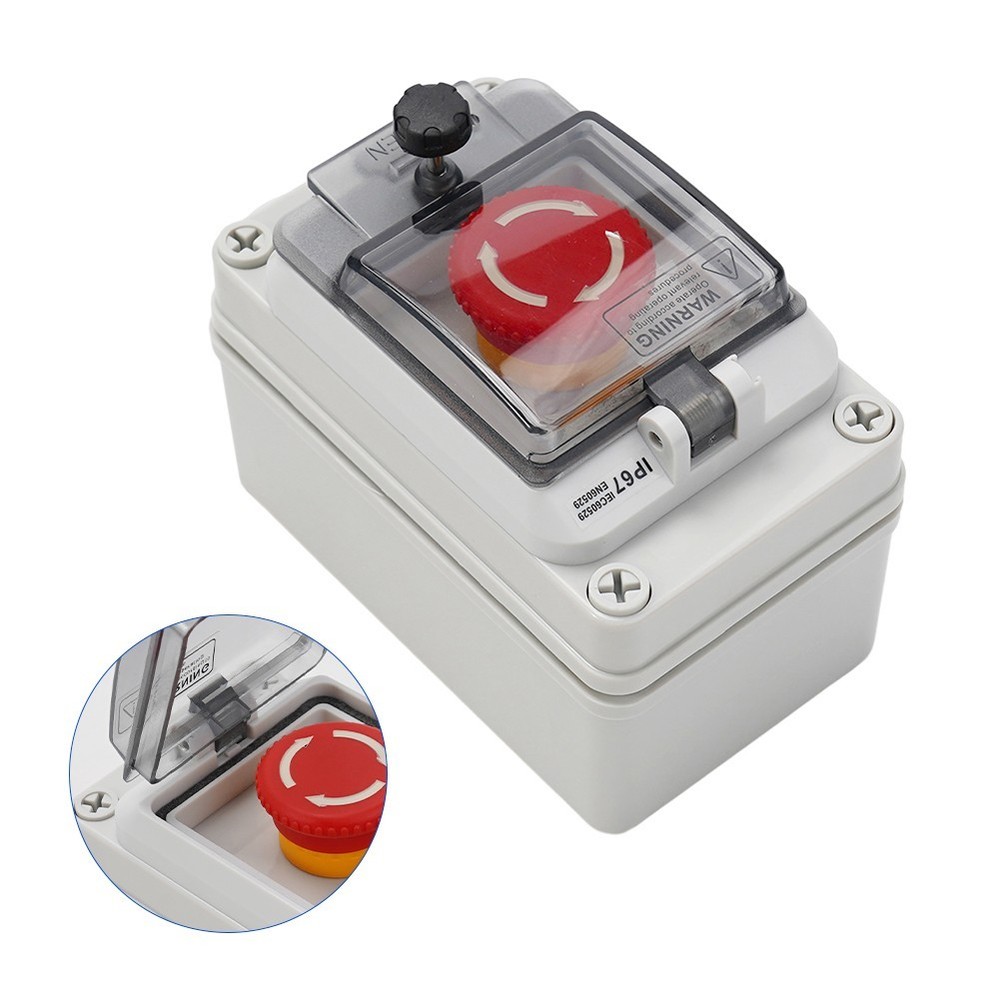 Button Box Stop Stop Switches With Box 130*80*100mm Button E-Stop