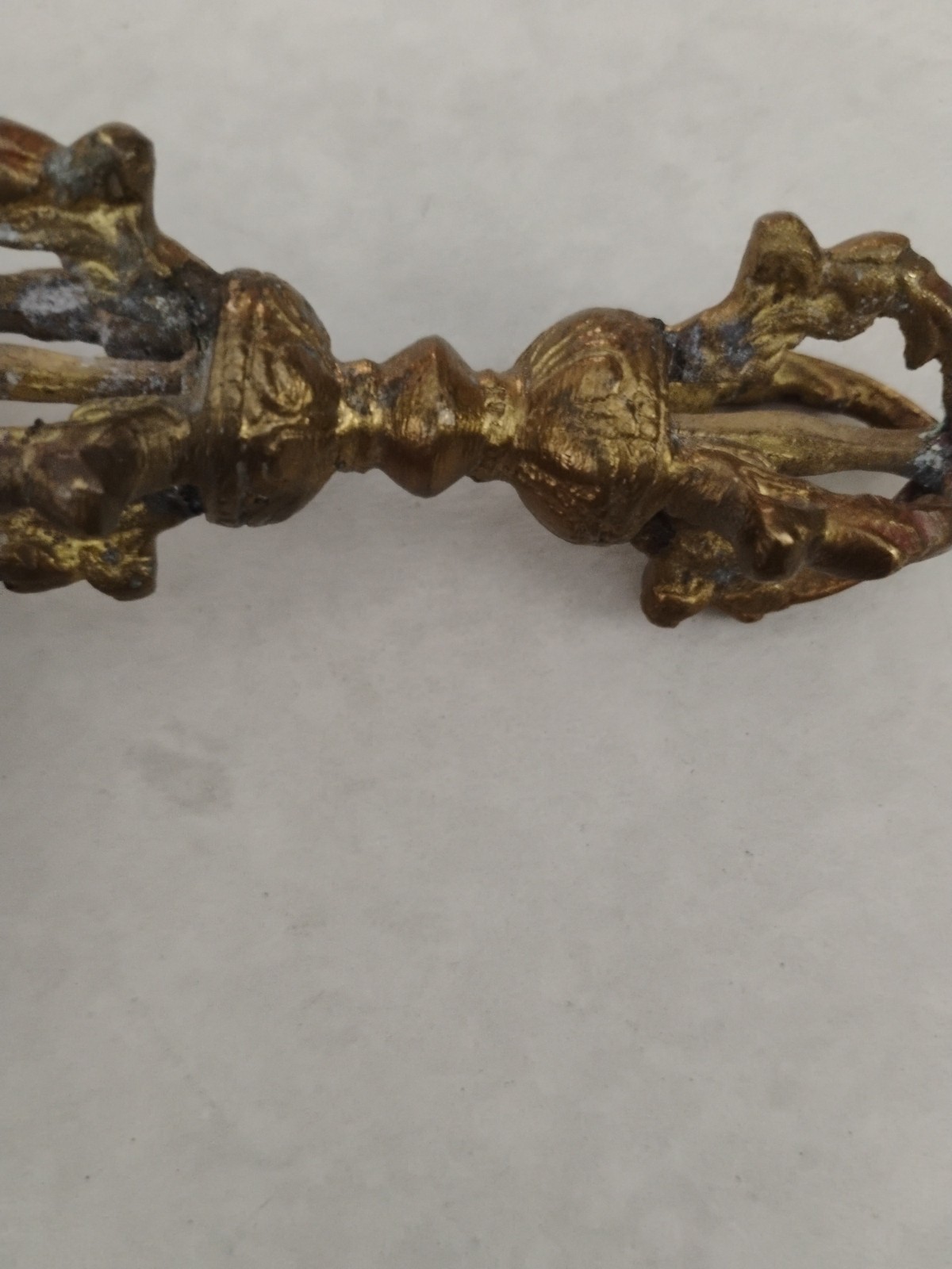 Antique Tibetan Bronze Dorje / Vajra c. 1890