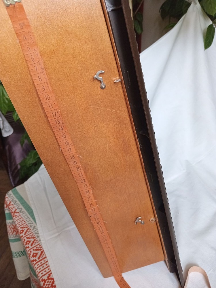 Vintage Wall-Mounted Clock Soviet Mechanical YANTAR. USSR Striking Clock.