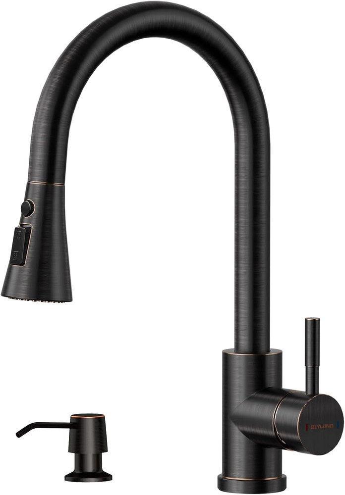 Kitchen Faucets with Soap Dispenser, Kitchen Faucet with Pull down Sprayer 3 Mod
