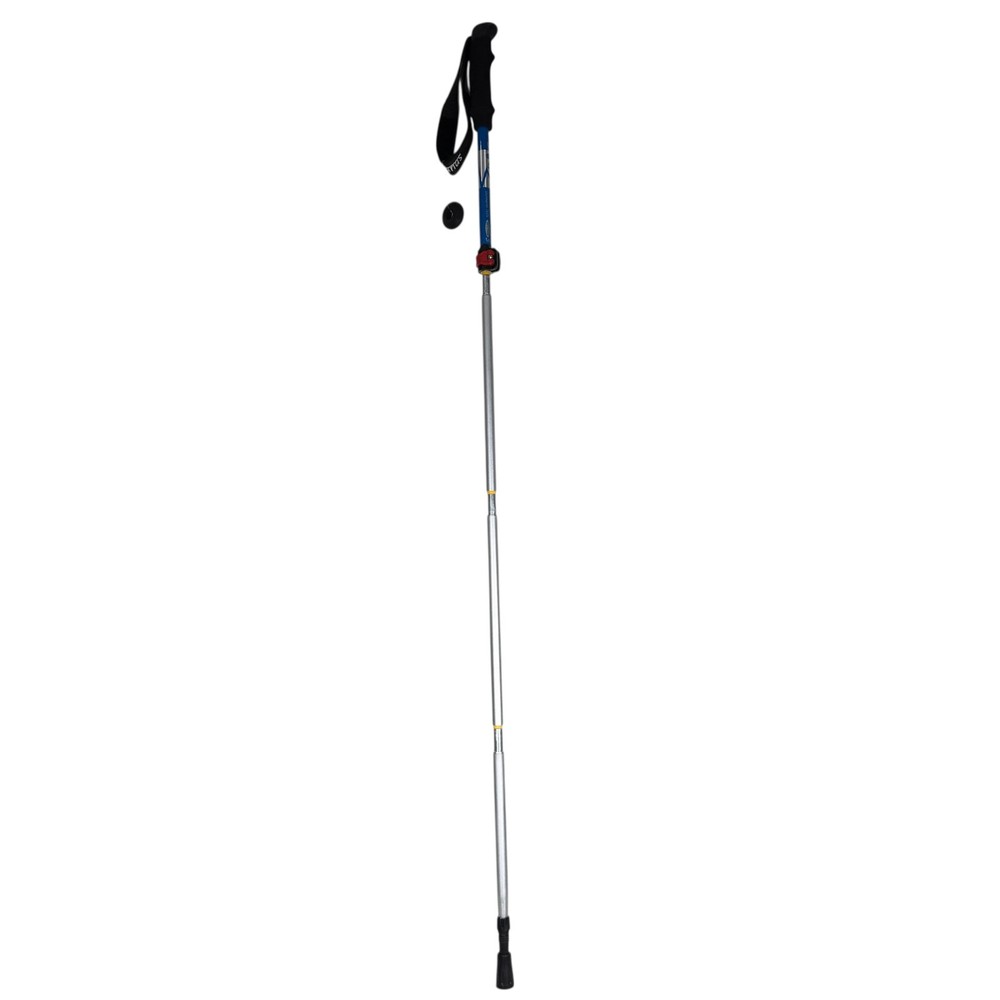 Weanas Silver Blue 1Pc Ultralight Adjustable Folding Collapsible Trekking Pole