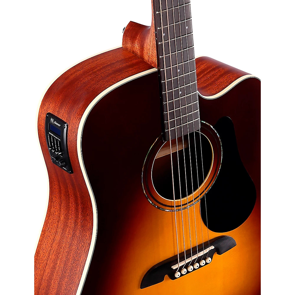 Alvarez Dreadnought Cutaway Acoustic-Electric Guitar Sunburst