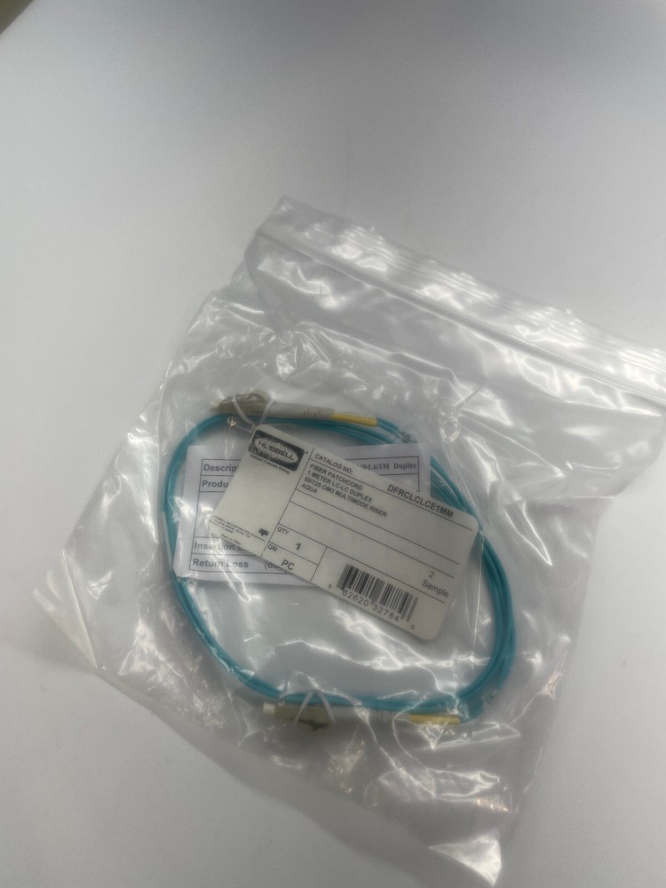 OptiChannel Duplex Fiber Patch Cords Riser LC to LC Multimode OM3