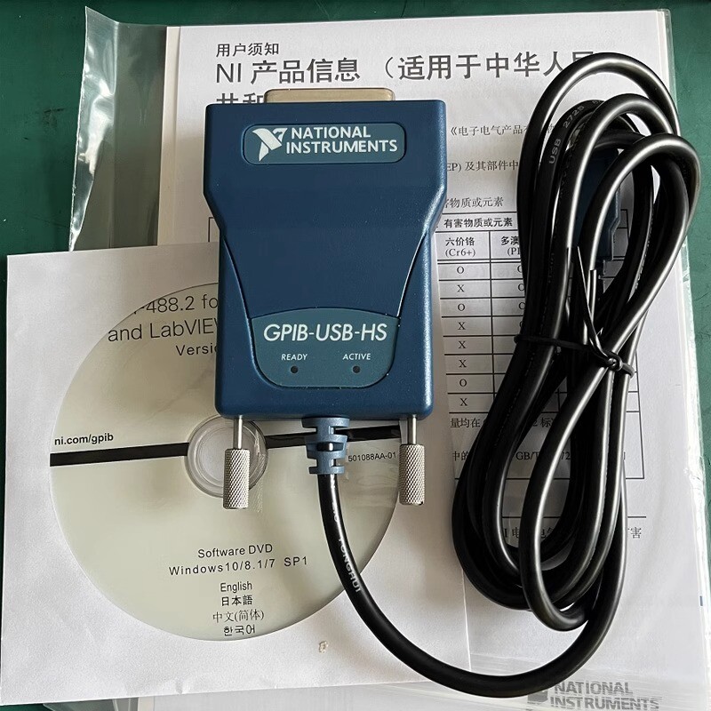 GPIB-USB-HS IEEE488 778927-01 interface USB HS GPIB Data Acquisition Cable Card