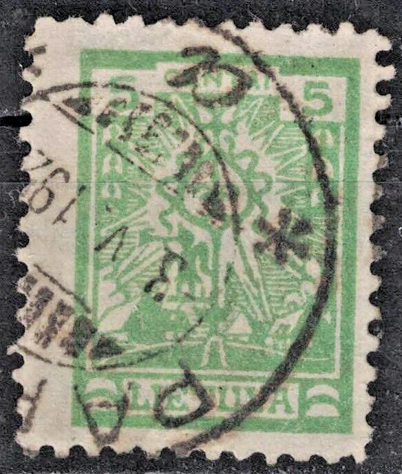LITHUANIA:1923 SC#189 Used AJ1821