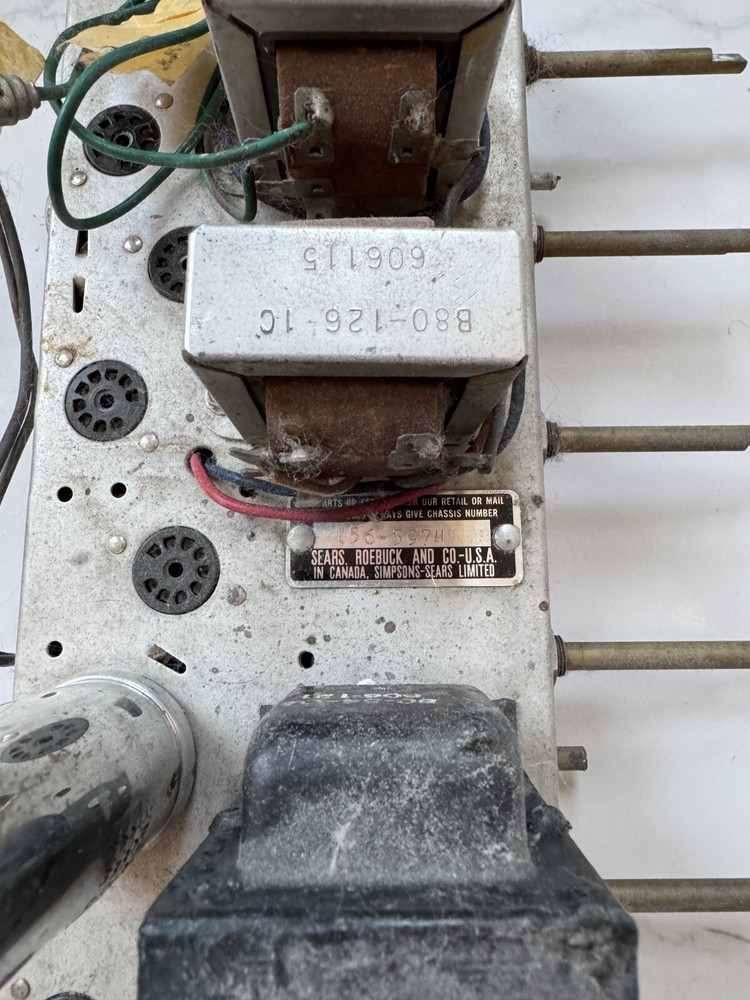 Sears Silvertone 456-597 Single-Ended EL84 Amplifier