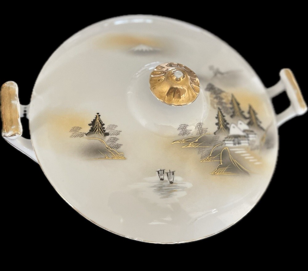 Vintage Kutani Serving Bowl