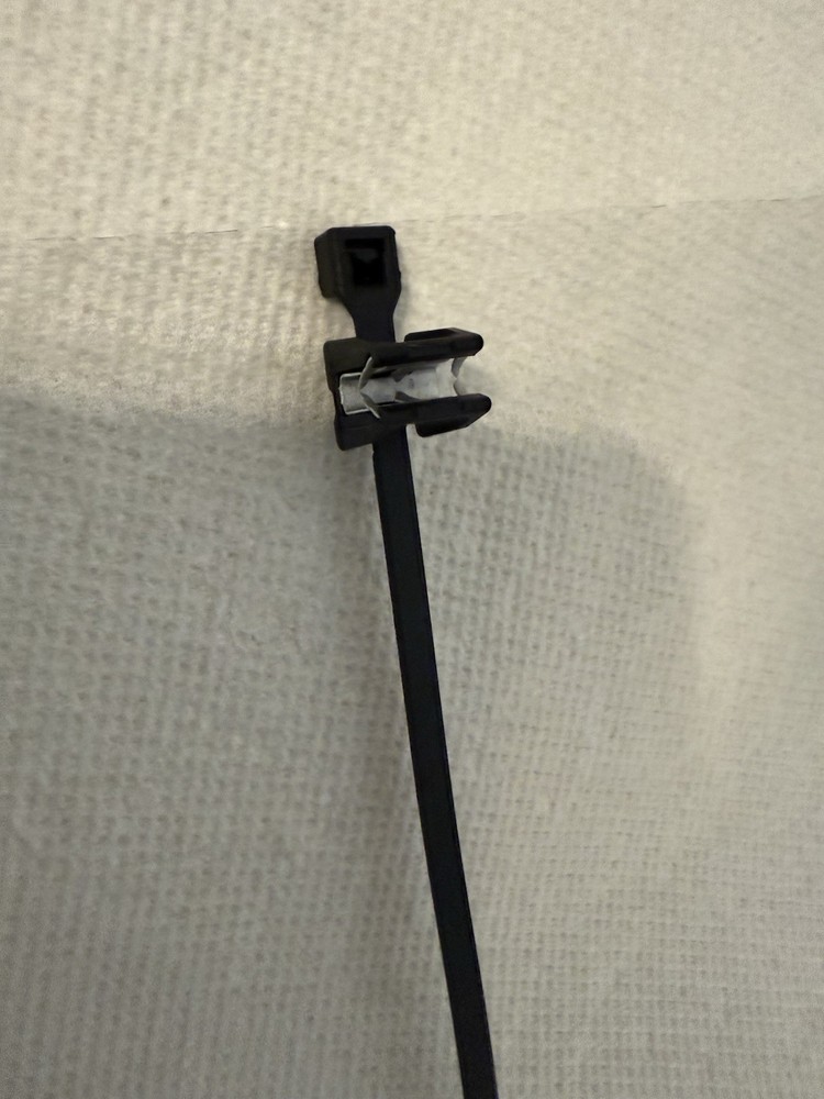 50ct Edge Clip Zip Ties 7”