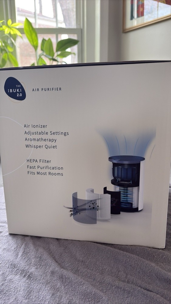 Miko Ibuki HEPA Air Purifier with Essential Oil Diffuser White