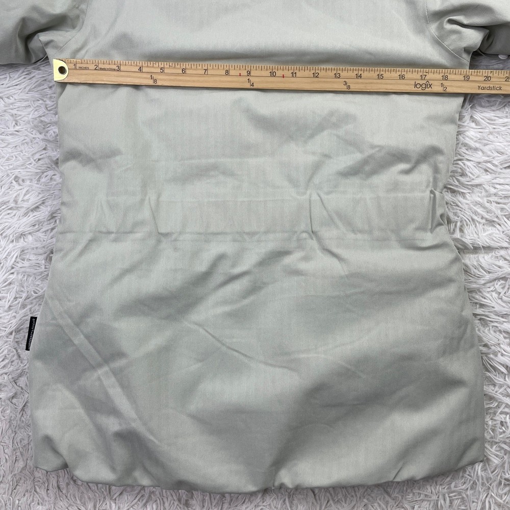 Helly Hansen Jacket Womens Medium Gray Double Collar Hooded Helly Tech Insulated